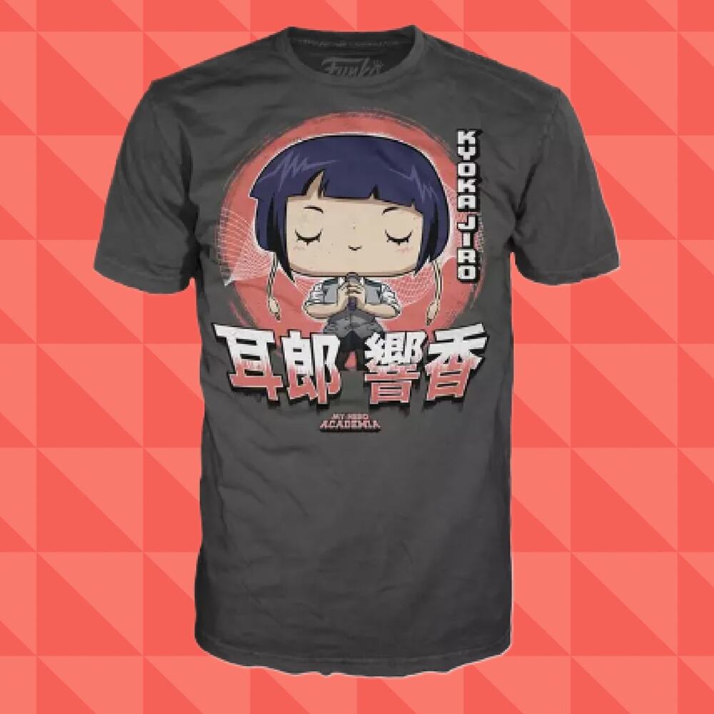 Kyoka Jiro My Hero Academia Gamestop Exclusive Funko Pop T-Shirt Size Large